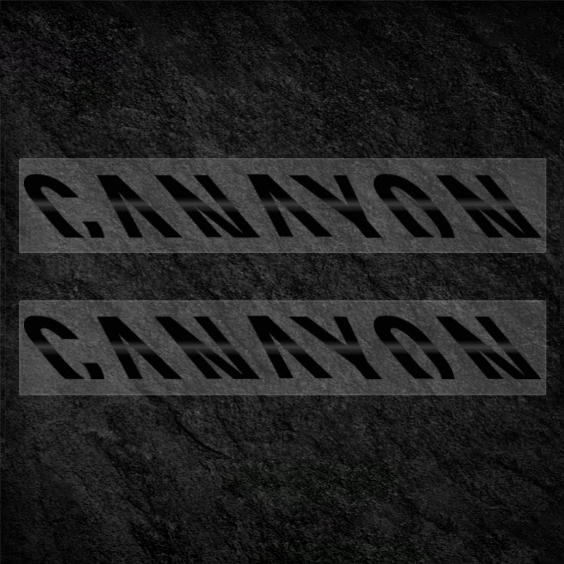 Road Bike Frame Decal Kit | Down Tube Decals ×2 + Integrated Handlebar Decal | Compatible with Canyon Aeroad CFR / CF SLX / CF SLX 8