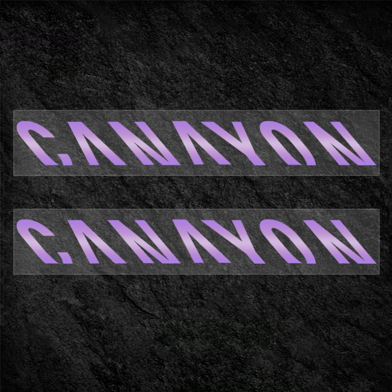 Road Bike Frame Decal Kit | Down Tube Decals ×2 + Integrated Handlebar Decal | Compatible with Canyon Aeroad CFR / CF SLX / CF SLX 8