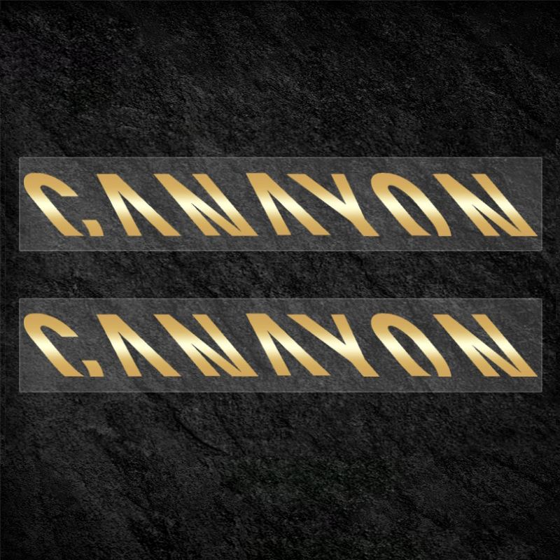 Road Bike Frame Decal Kit | Down Tube Decals ×2 + Integrated Handlebar Decal | Compatible with Canyon Aeroad CFR / CF SLX / CF SLX 8