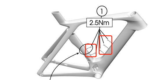 Aggiornamento completo dei bulloni in titanio per i kit freno Trek Madone Gen7 SLR/SL e Shimano/SRAM Shift