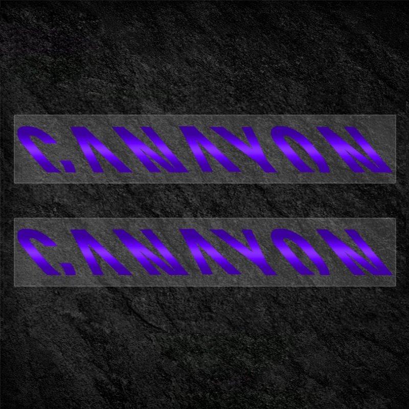 Road Bike Frame Decal Kit | Down Tube Decals ×2 + Integrated Handlebar Decal | Compatible with Canyon Aeroad CFR / CF SLX / CF SLX 8