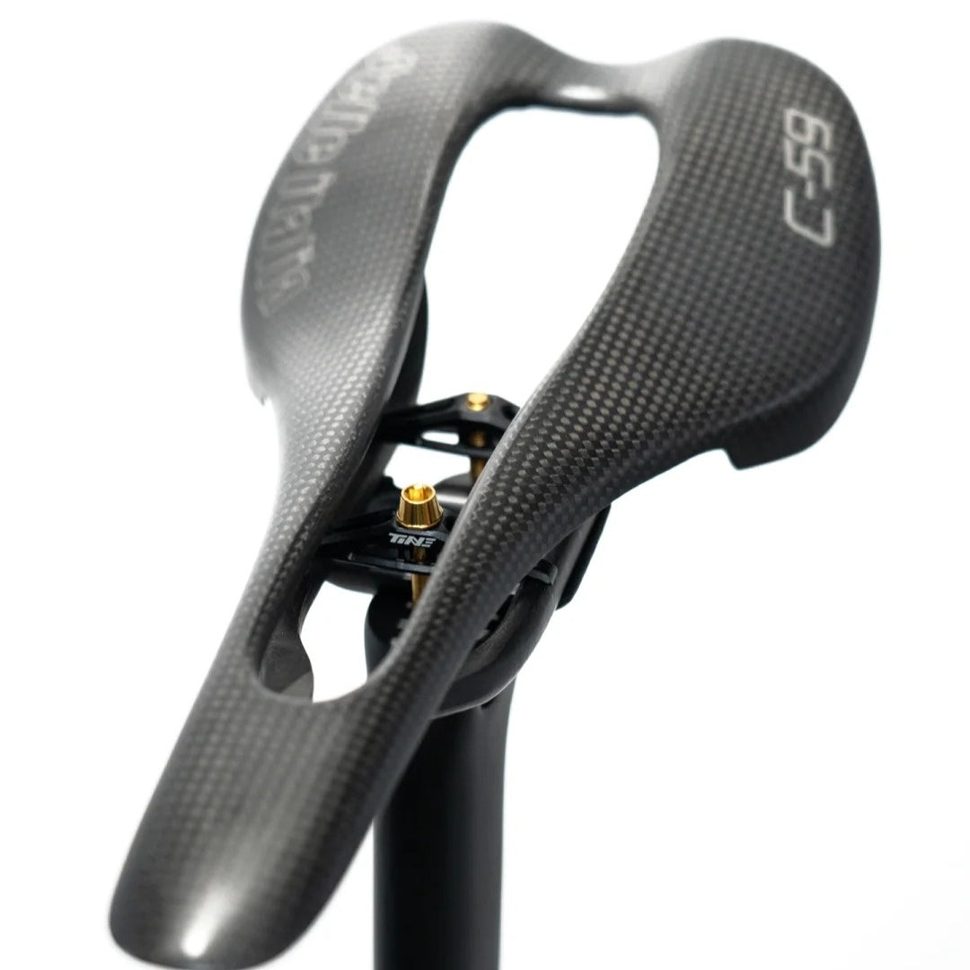 TiNE Ultra-Light Seatpost Clamp Yoke Kit for Quick Pro ER One / Quick AR One Titanium Saddle Clamp 22.5g