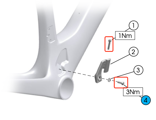 Aggiornamento completo dei bulloni in titanio per i kit freno Trek Madone Gen7 SLR/SL e Shimano/SRAM Shift