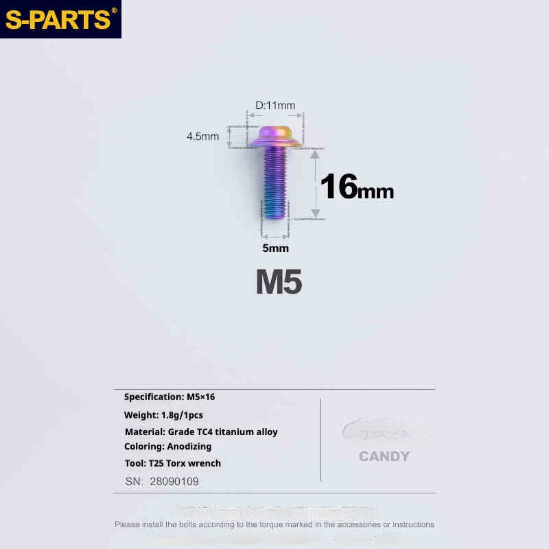 SPARTS R9270 R8150 R7170 Red Force Rival para adaptador de freno de disco de carretera Shimano Sram Perno de montaje ｜Tornillo de fijación de pinza de titanio