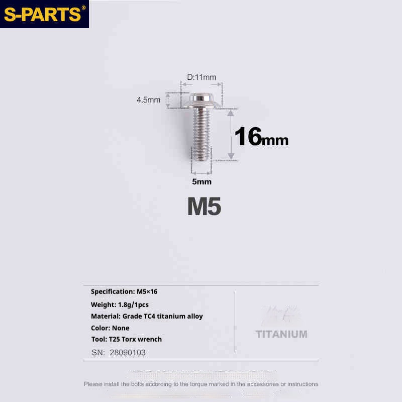 SPARTS R9270 R8150 R7170 Red Force Rival para adaptador de freno de disco de carretera Shimano Sram Perno de montaje ｜Tornillo de fijación de pinza de titanio
