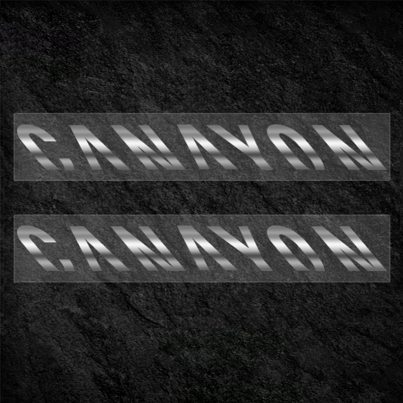 Road Bike Frame Decal Kit | Down Tube Decals ×2 + Integrated Handlebar Decal | Compatible with Canyon Aeroad CFR / CF SLX / CF SLX 8