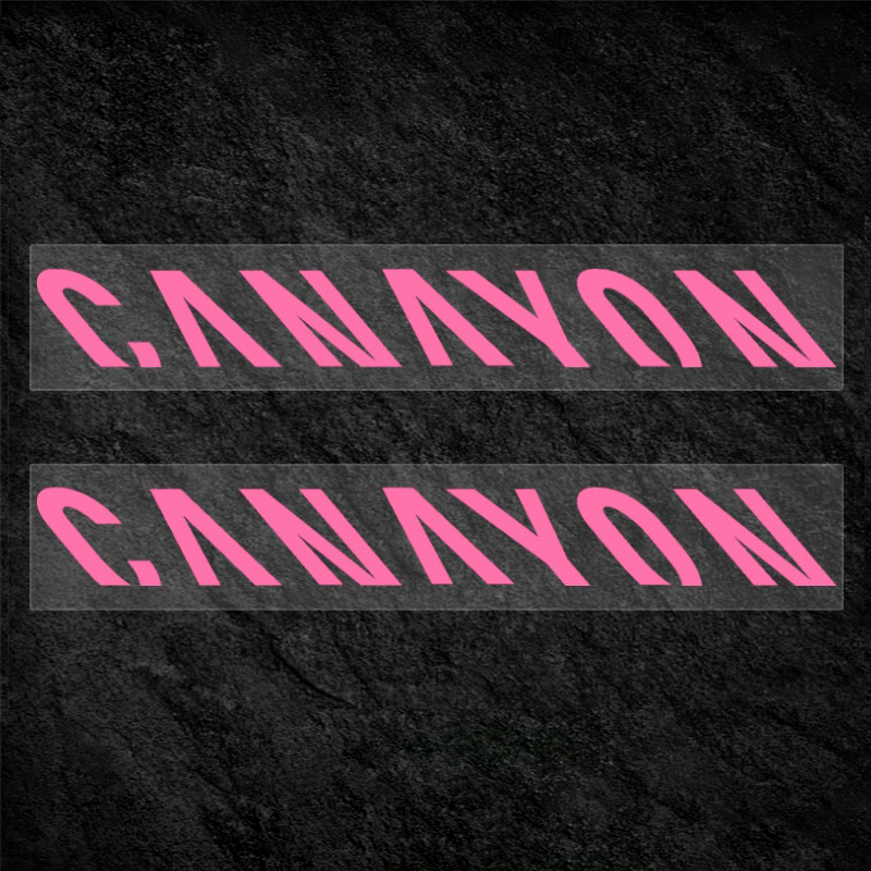 Road Bike Frame Decal Kit | Down Tube Decals ×2 + Integrated Handlebar Decal | Compatible with Canyon Aeroad CFR / CF SLX / CF SLX 8