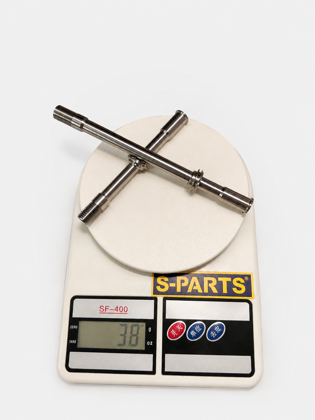 S-PARTS Titanium Thru Axle Set for Colnago Y1RS & V5RS | 38g / 32g Ultra-Light Upgrade