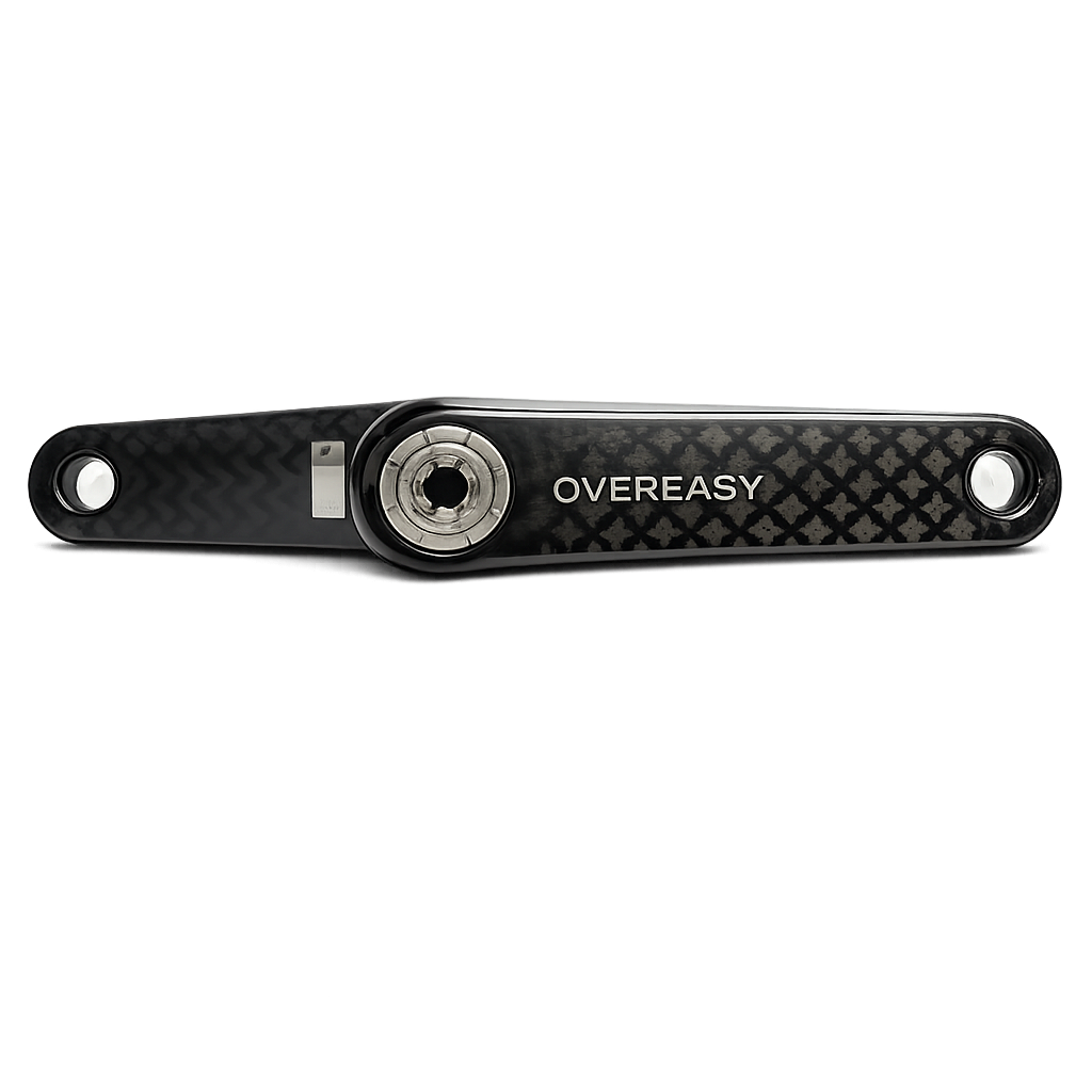 OVERFAST VELA Ti24 GR Carbon Crankset for Gravel Bikes | Ultra-Light Gravel Race Crankset