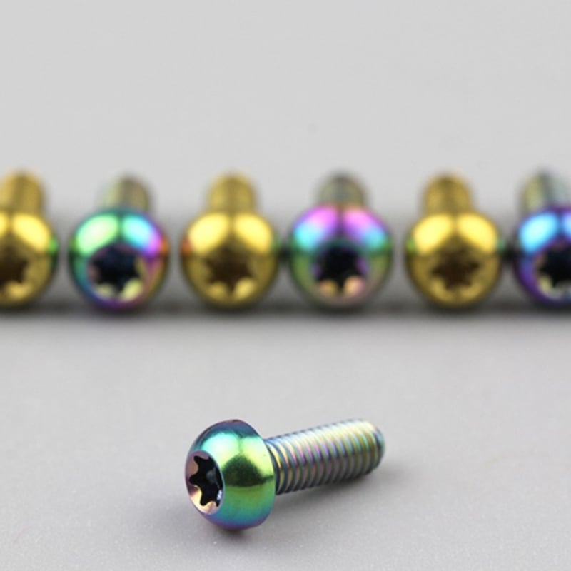 S-PARTS  mountain road bike  Titanium alloy screw M3*6/8/10/12/15 mm umbrella head screw