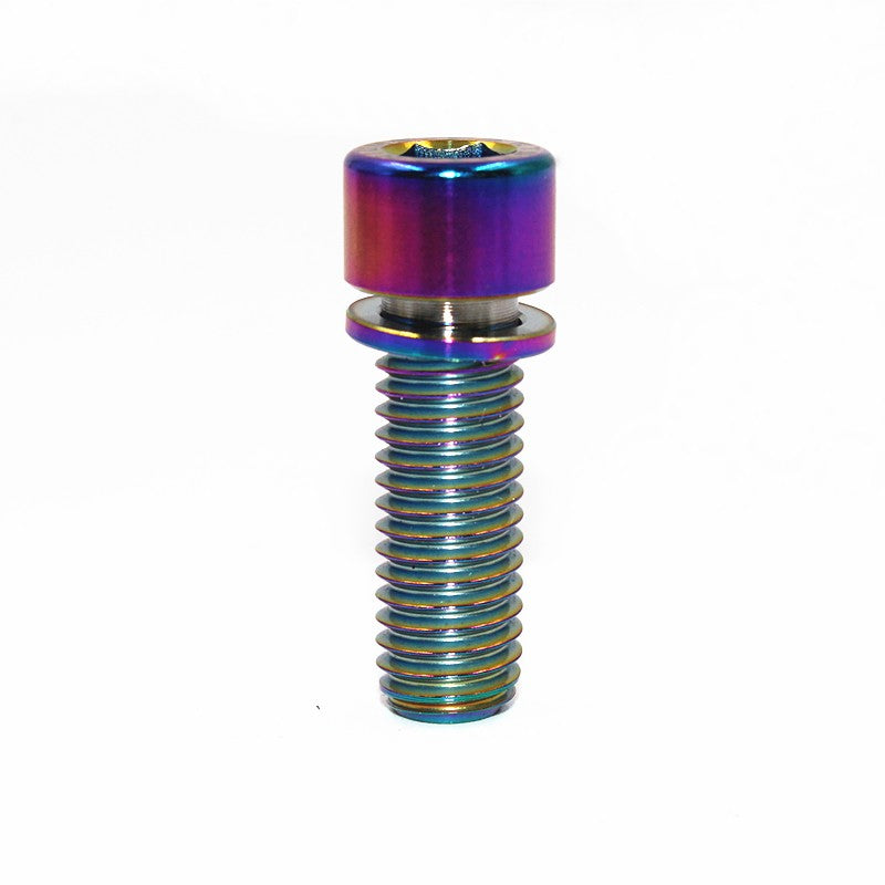 Fold the M8*23 titanium alloy column screw into the nose tube locking bolt screw