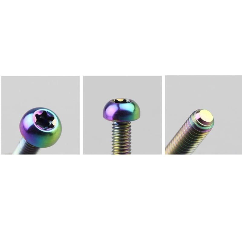 S-PARTS  mountain road bike  Titanium alloy screw M3*6/8/10/12/15 mm umbrella head screw