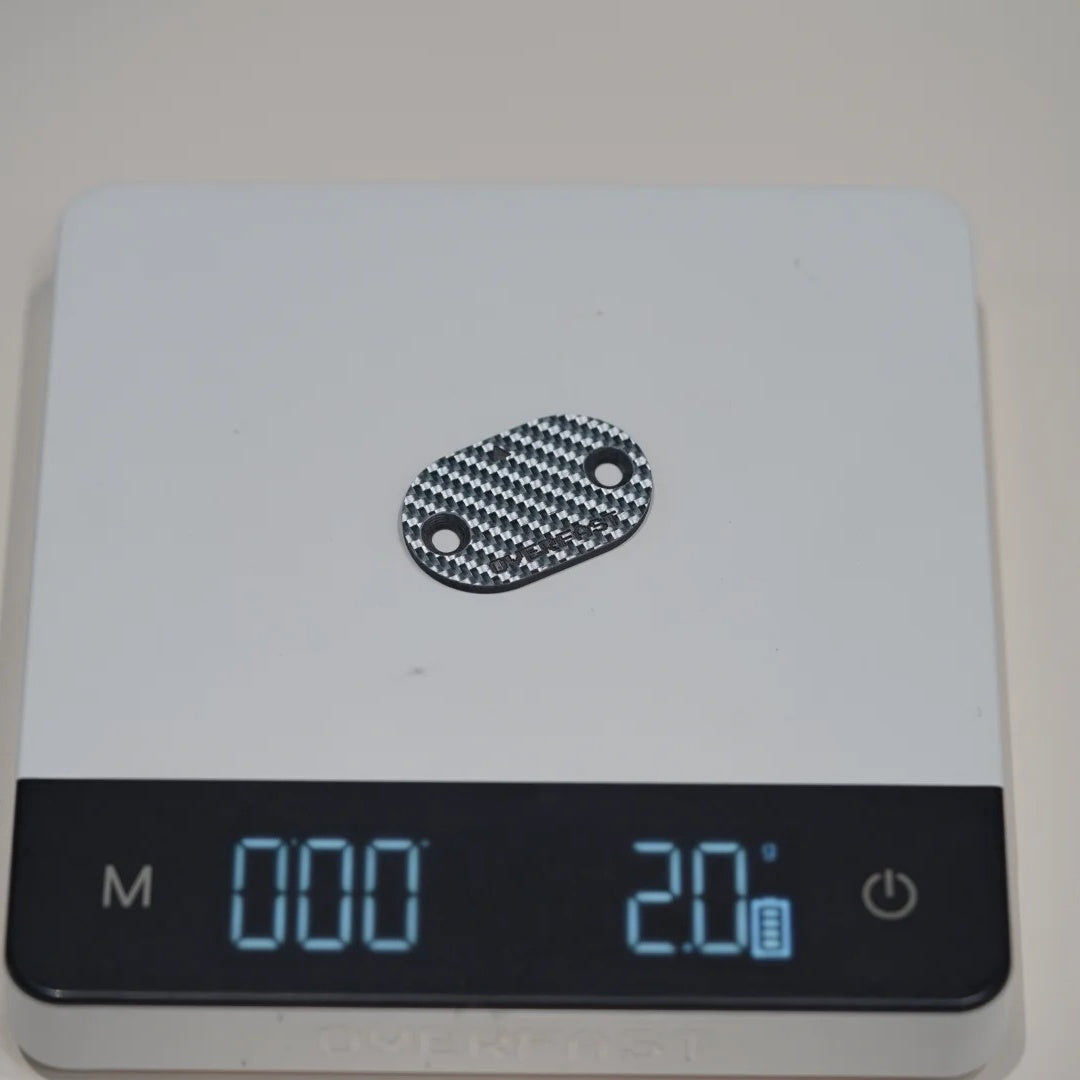 OVERFAST FACTOR ONE Carbon Fiber Battery Cover & Mount | Ultra-Lightweight from 2g