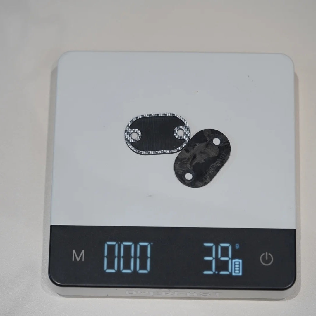 OVERFAST FACTOR ONE Carbon Fiber Battery Cover & Mount | Ultra-Lightweight from 2g