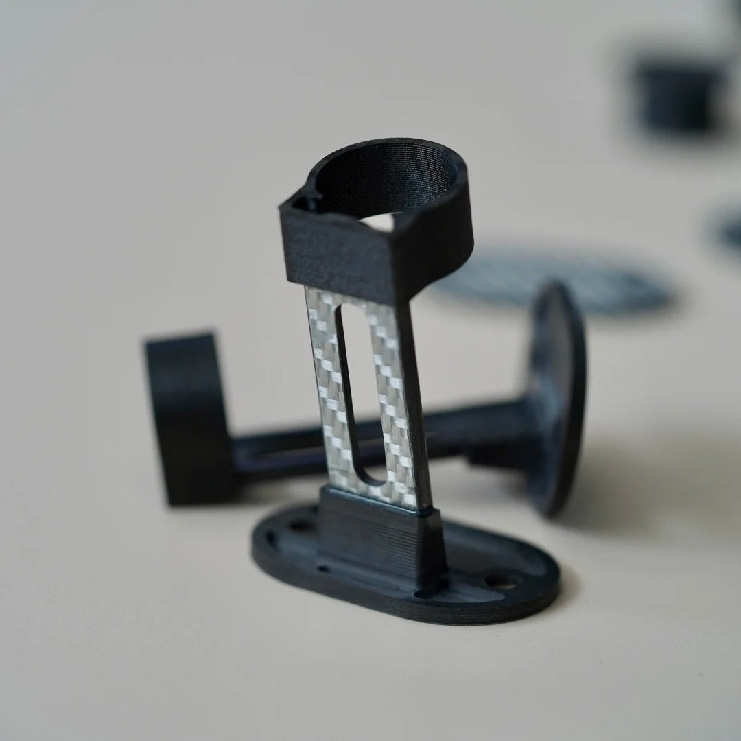 OVERFAST FACTOR ONE Carbon Fiber Battery Cover & Mount | Ultra-Lightweight from 2g