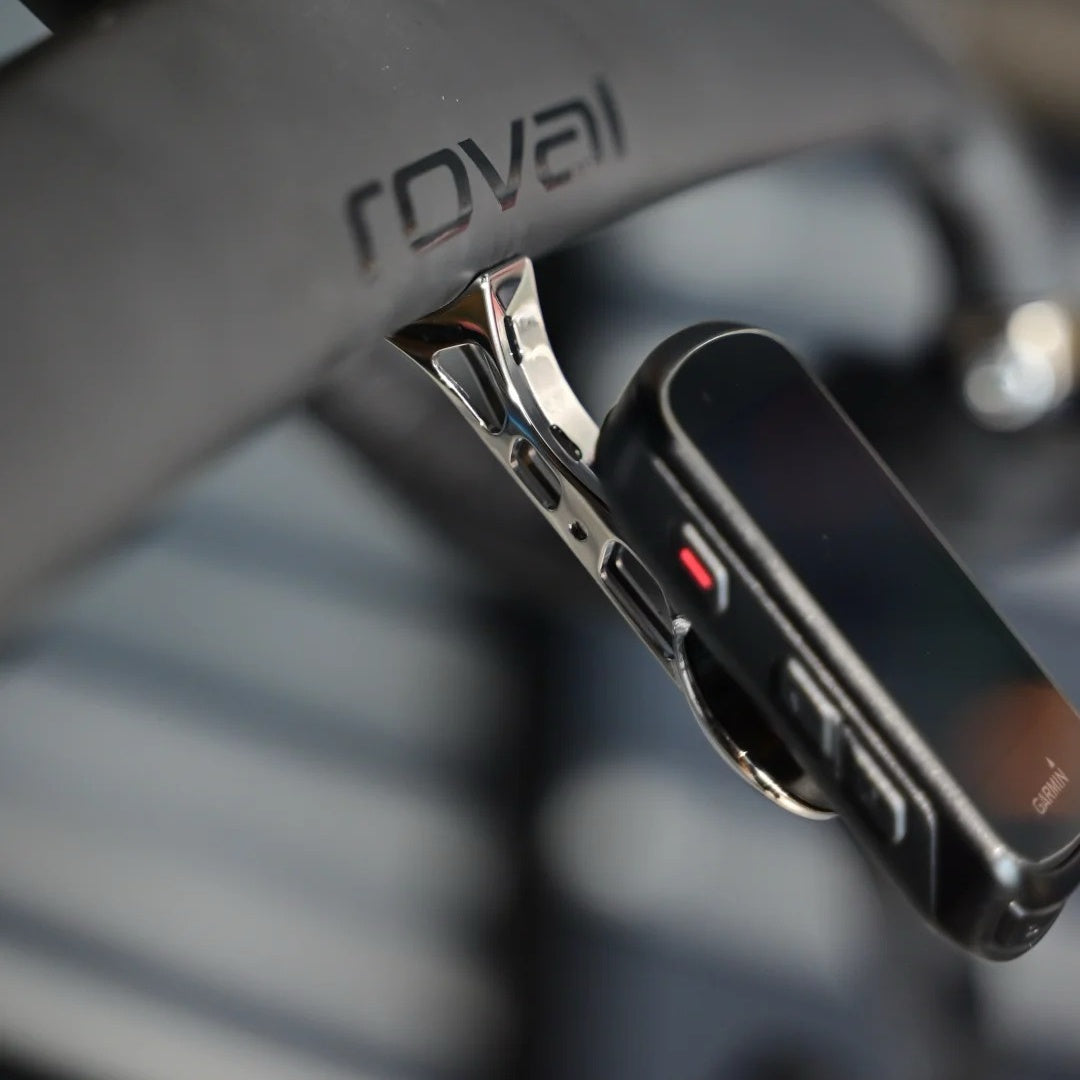 Fearless Knight Titanium CNC Computer Mount – 21.54g | Specialized Roval Rapide | Garmin/Wahoo/Bryton Compatible