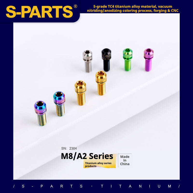 SPARTS A2 Series M8 L20-25mm D11 Titanium Screws