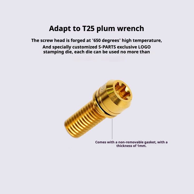 SPARTS A2 Series M5 L10-40mm Titanium Screws