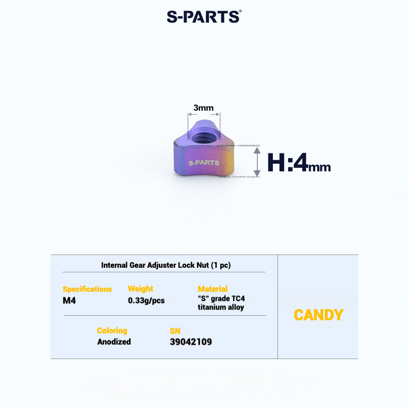 S-PARTS Titanium Bolt Upgrade Kit for Brompton | TC4 CNC Lightweight Frame & Hinge Hardware Set