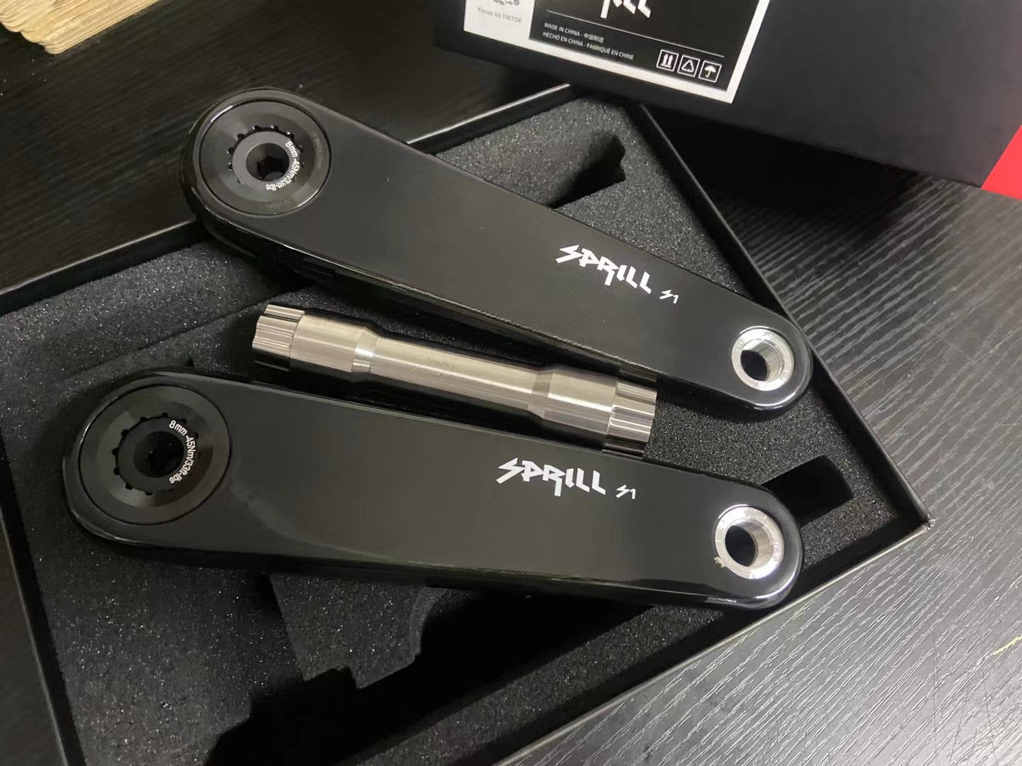 SPRILL High-Strength Carbon Road Crankset | Ultra-Lightweight | EASTON-Compatible with XCADEY Gen2 Power Meter