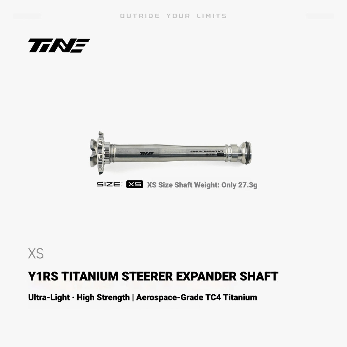 TiNE Ultra-Light Titanium Compression Plug Shaft for Colnago Y1RS | Steerer Upgrade