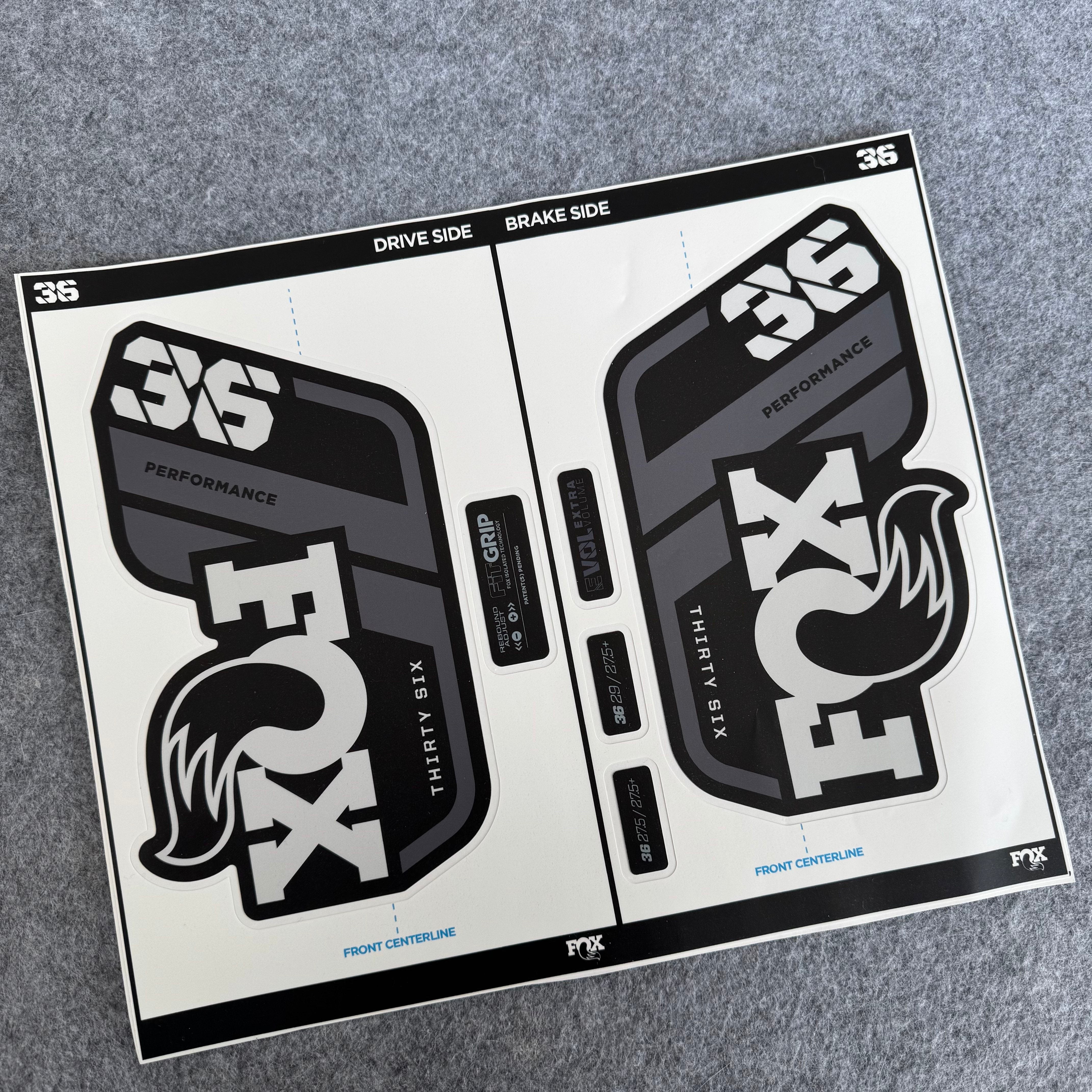 Ma.K. FERKEL 1/35 レジンキャストキット + WF decal 2024 FOX 36 PERFORMANCE Fork Decal Kit | Custom Waterproof MTB
