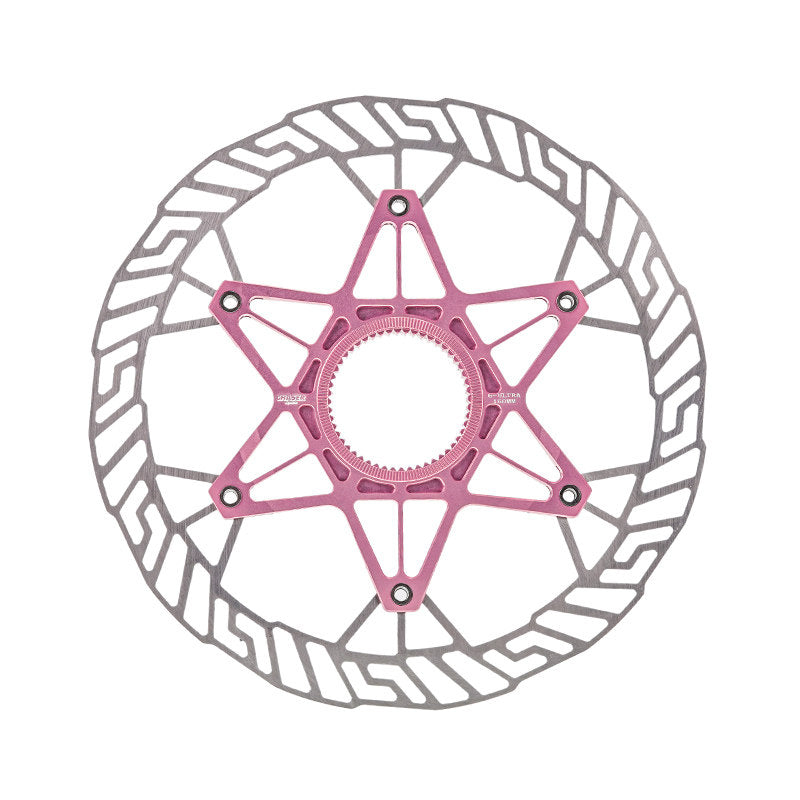 Chaser G2 Ultra-Light Center Lock Disc Brake Rotor  140/160mm | 7075 CNC + SUS420 | Titanium Rivets Upgrade