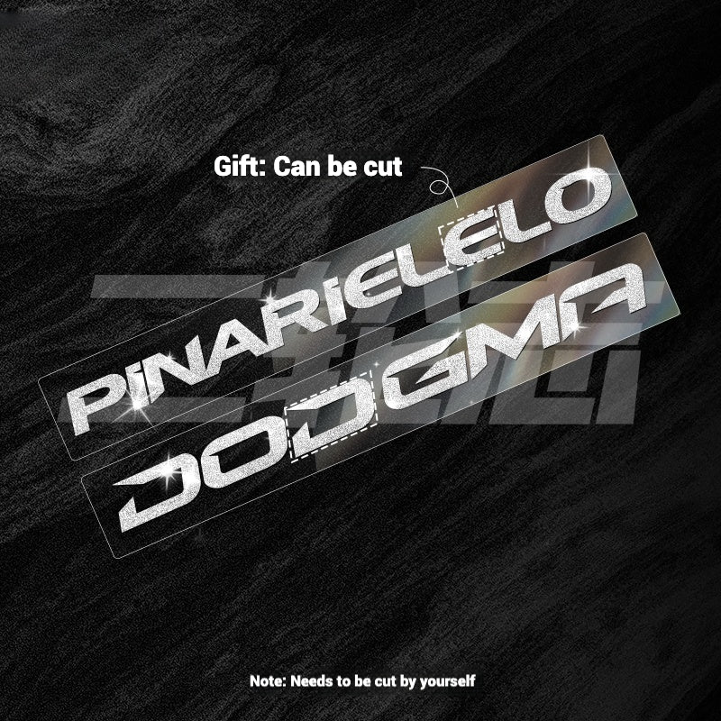 2025 Pinarello DOGMA F Factory Logo Color Change Decal Set｜Downtube + Chainstay Stickers (Multiple Colors)