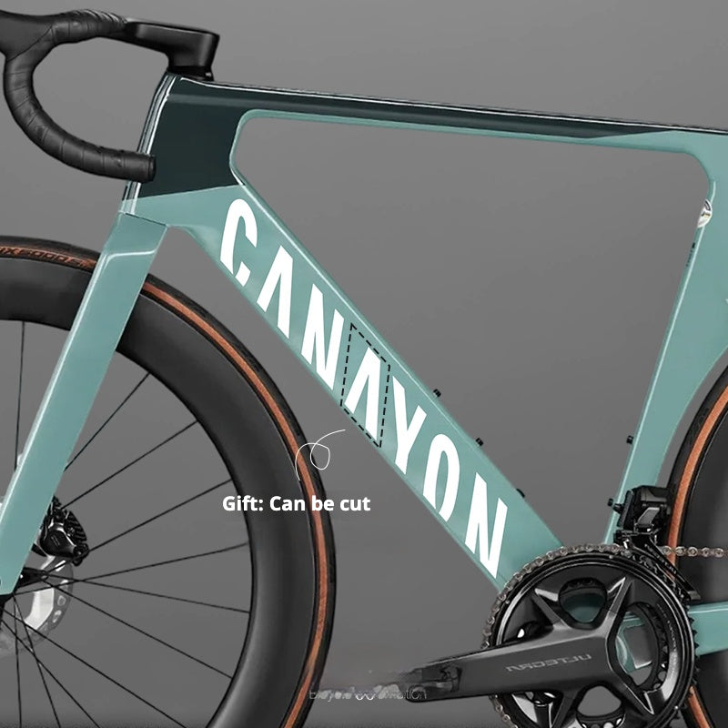 Canyon Aeroad CF SLX 8 Logo Color Change Decal Kit | Waterproof Removable Stickers | 19 Custom Colors