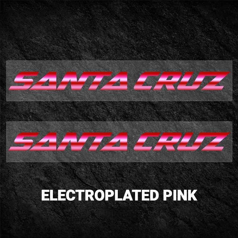 SANTA CRUZ Bronson Frame Logo Decal Kit | Custom Color Change MTB Sticker