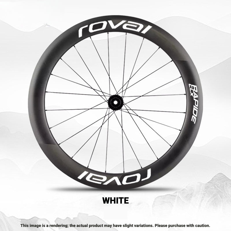 ROVAL RAPIDE CLX II Logo Color Change Sticker | Waterproof | Full Set for Two Wheels + Backup Included