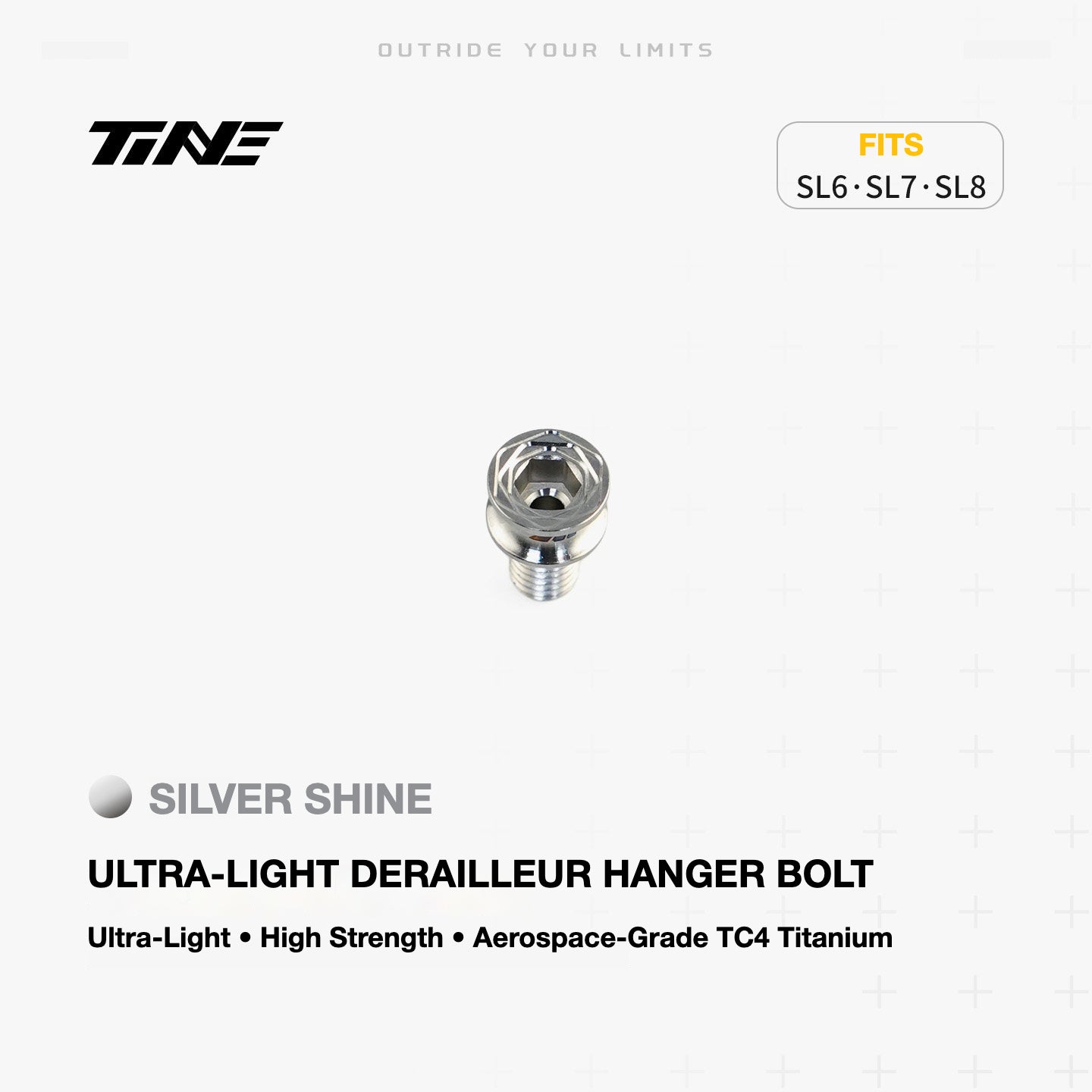 TiNE Ultra-Light Titanium Rear Derailleur Hanger Bolts for Specialized Tarmac SL6 SL7 SL8 | 0.9g