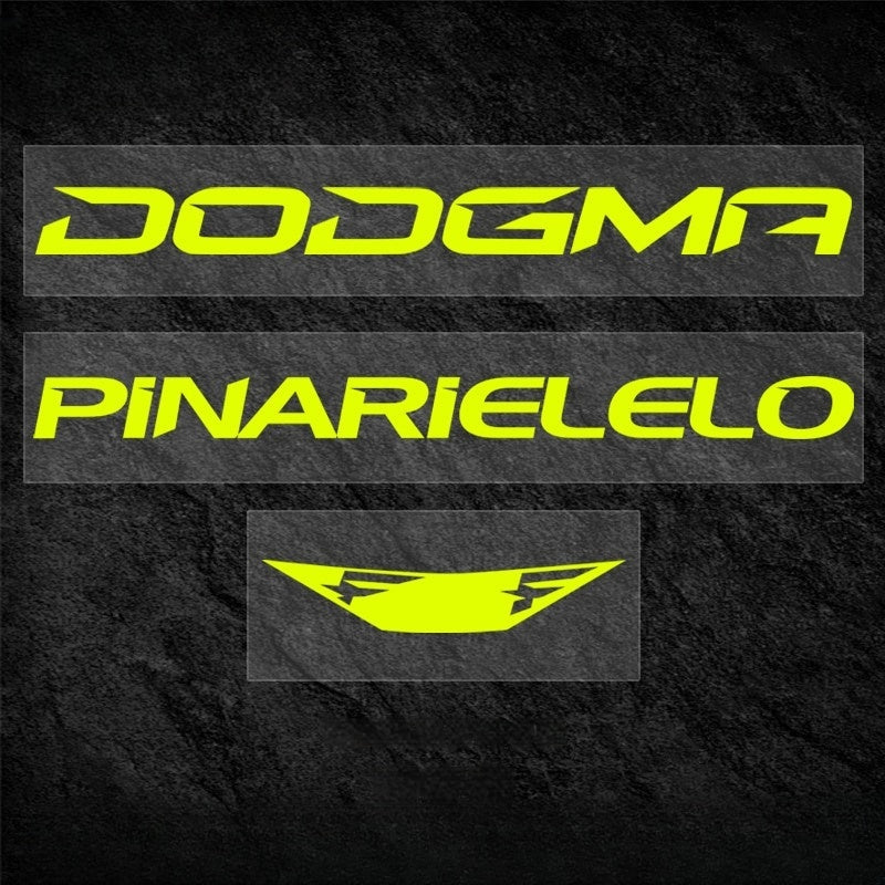 PINARELLO DOGMA F 2025/2026 Frame Logo Cover Decal Kit | 430–575mm | OEM Logo Overlay Stickers | Waterproof Vinyl Bike Frame Decals