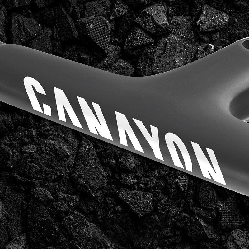 Road Bike Frame Decal Kit | Down Tube Decals ×2 + Integrated Handlebar Decal | Compatible with Canyon Aeroad CFR / CF SLX / CF SLX 8