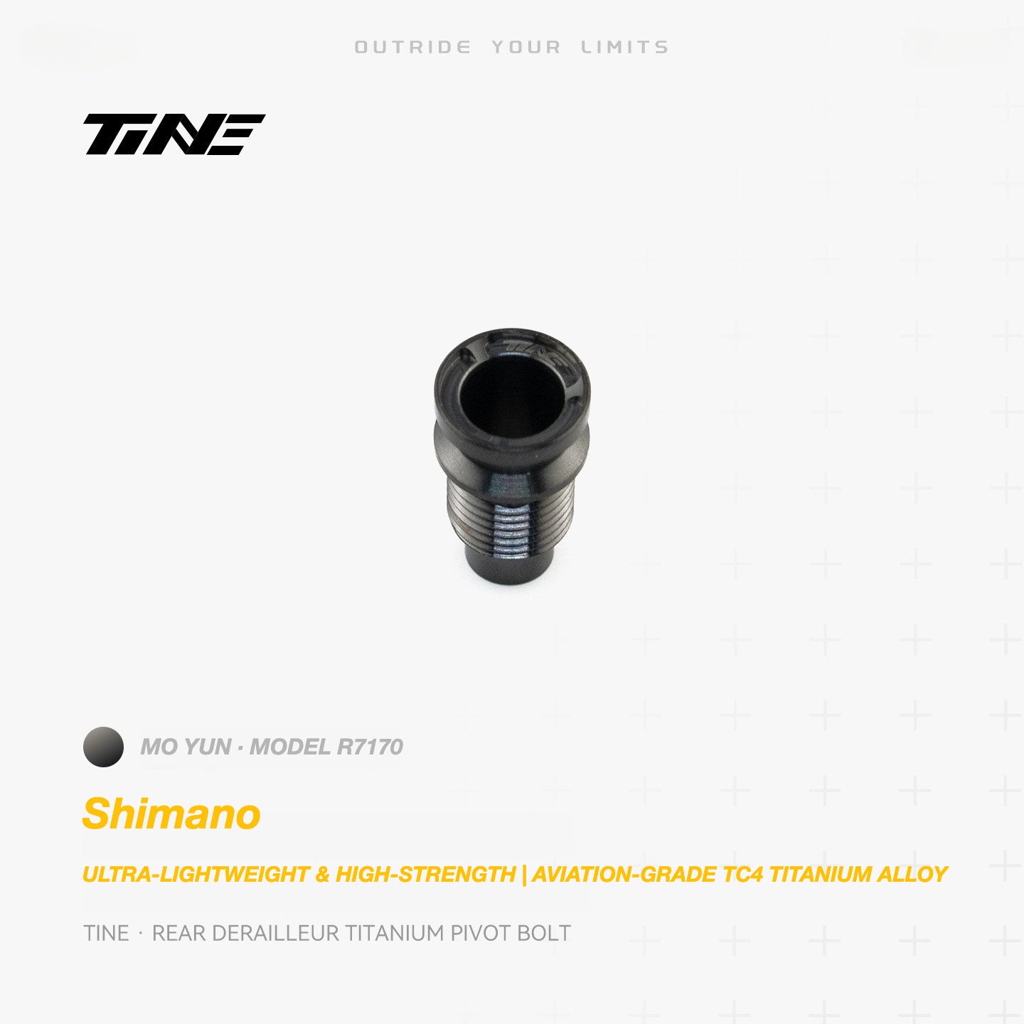 TiNE Titanium Shimano Rear Derailleur Pivot Bolt | Ultra-Light Road Bike Upgrade