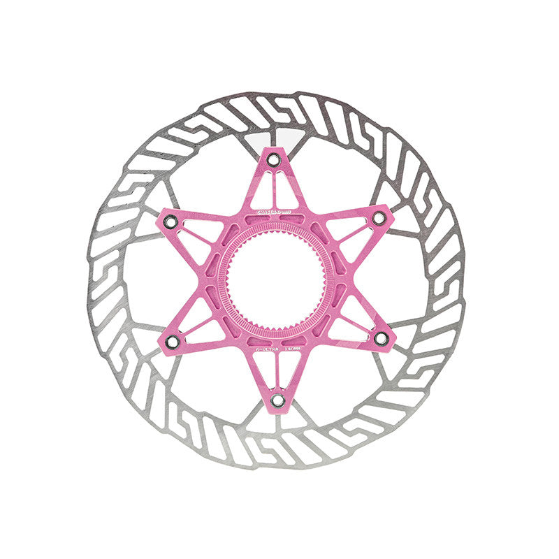 Chaser G2 Ultra-Light Center Lock Disc Brake Rotor  140/160mm | 7075 CNC + SUS420 | Titanium Rivets Upgrade