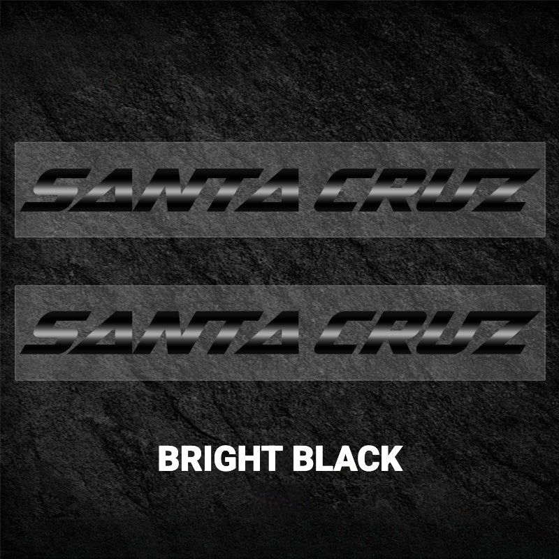 SANTA CRUZ Bronson Frame Logo Decal Kit | Custom Color Change MTB Sticker