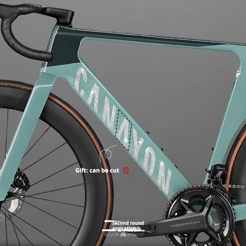 Canyon Aeroad CF SLX 8 Logo Color Change Decal Kit | Waterproof Removable Stickers | 19 Custom Colors