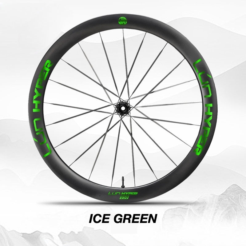 Infinity Logo Decals for Lún HYPER 5 D50 Gen 5 Wheelset | Waterproof Rim Overlay Stickers（Complete Decal Set for Two Wheels + Spare Decals Included）