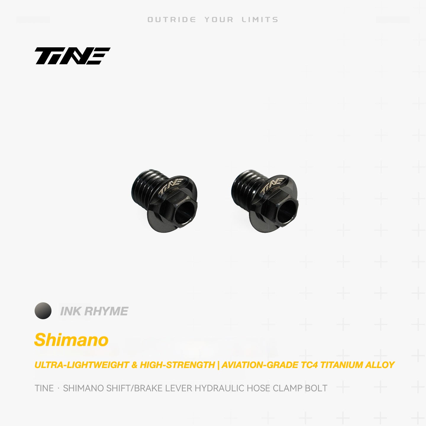 TiNE Titanium Shimano Shifter Hydraulic Hose Clamping Bolt | Ultra-Light Road Bike Upgrade