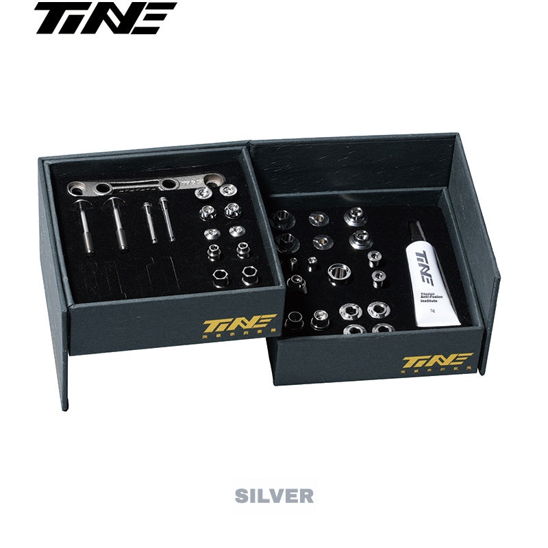 TiNE Ultra-Lightweight Titanium Bolt Kit for Shimano Dura-Ace 9270 / Ultegra 8170 / 105 7170 – Multiple Colors