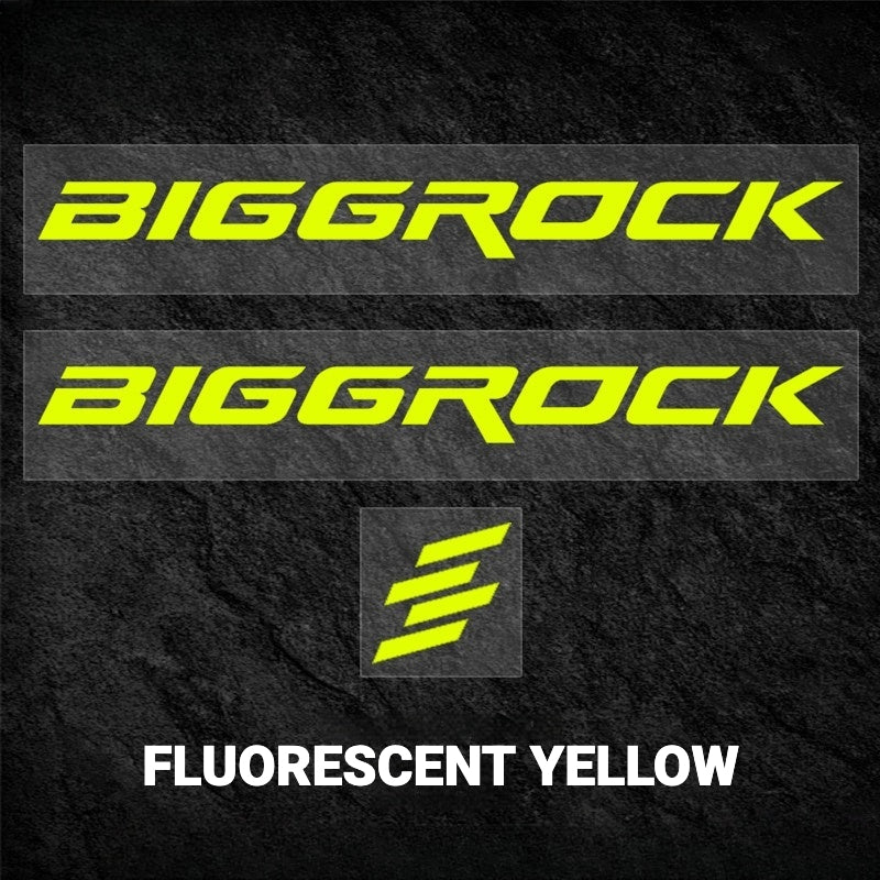 BIGROCK Aero Road Bike Frame Logo Decals | Custom Waterproof OEM Style Color Change Stickers