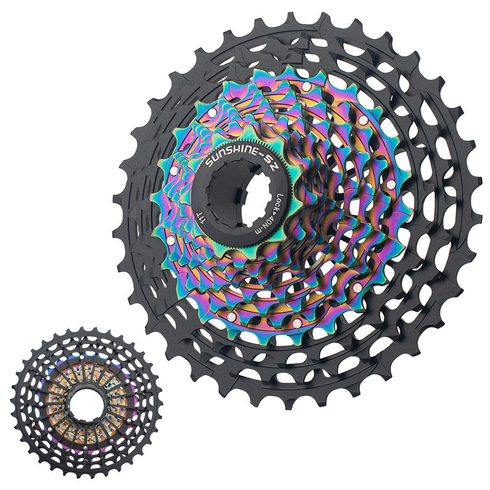 SUNSHINE Road Bike 11 / 12 Speed SLR Ultralight Color Cassette 11-36T HG Freehub 7075 Alloy
