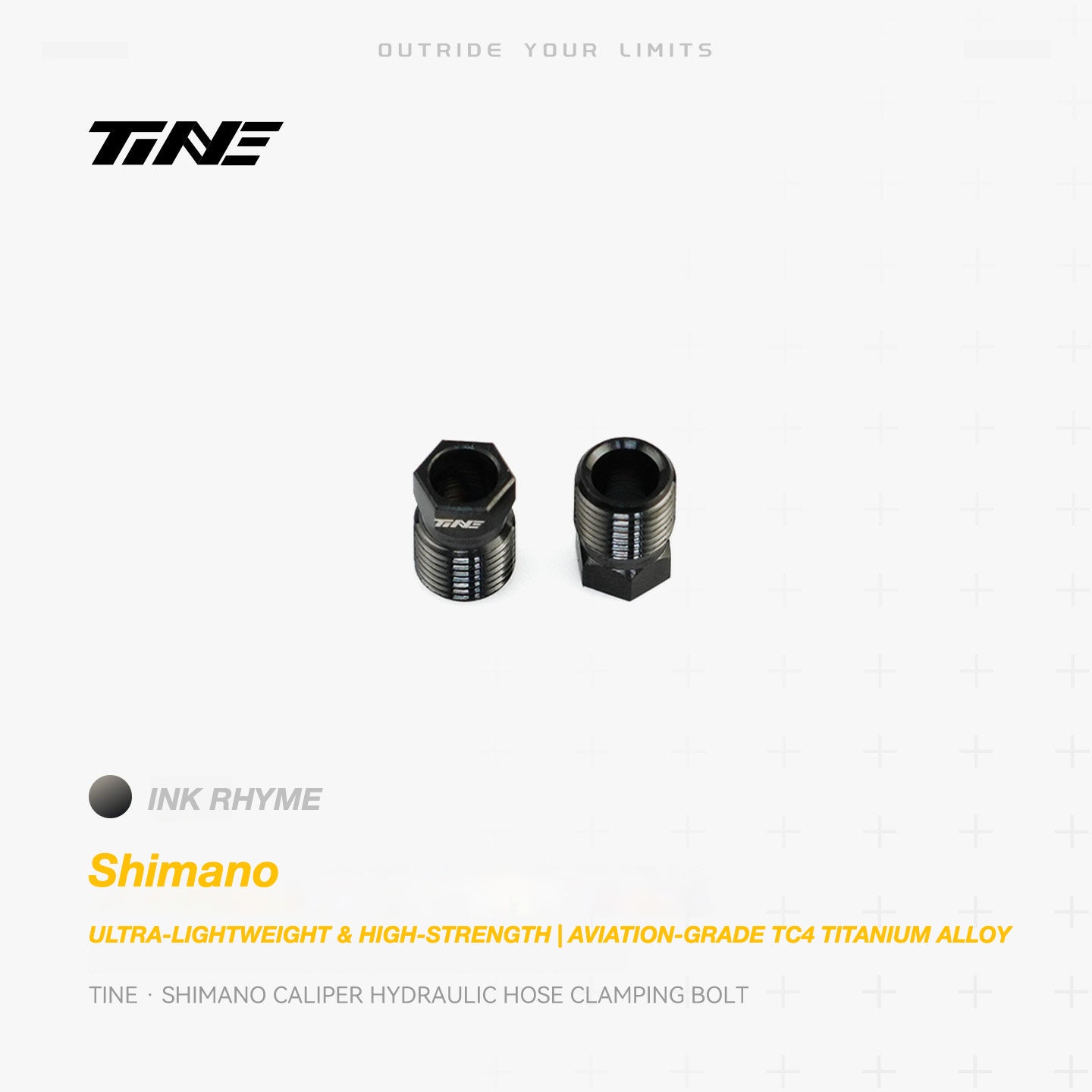 TiNE Titanium Shimano Hydraulic Hose Clamping Bolt | Ultra-Light Brake Caliper Upgrade