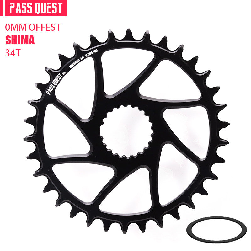 PASS QUEST Shimano Direct-Mount Narrow-Wide Chainring | M6100 M7100 M8100 M9100 | 0mm Offset