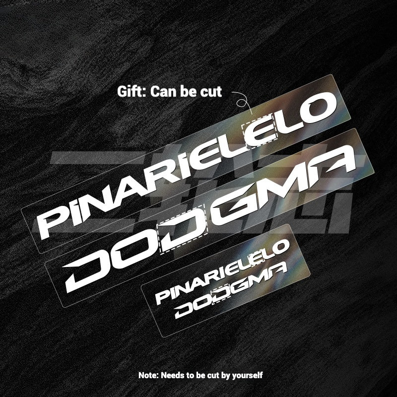 2025 Pinarello DOGMA F Factory Logo Color Change Decal Set｜Downtube + Chainstay Stickers (Multiple Colors)