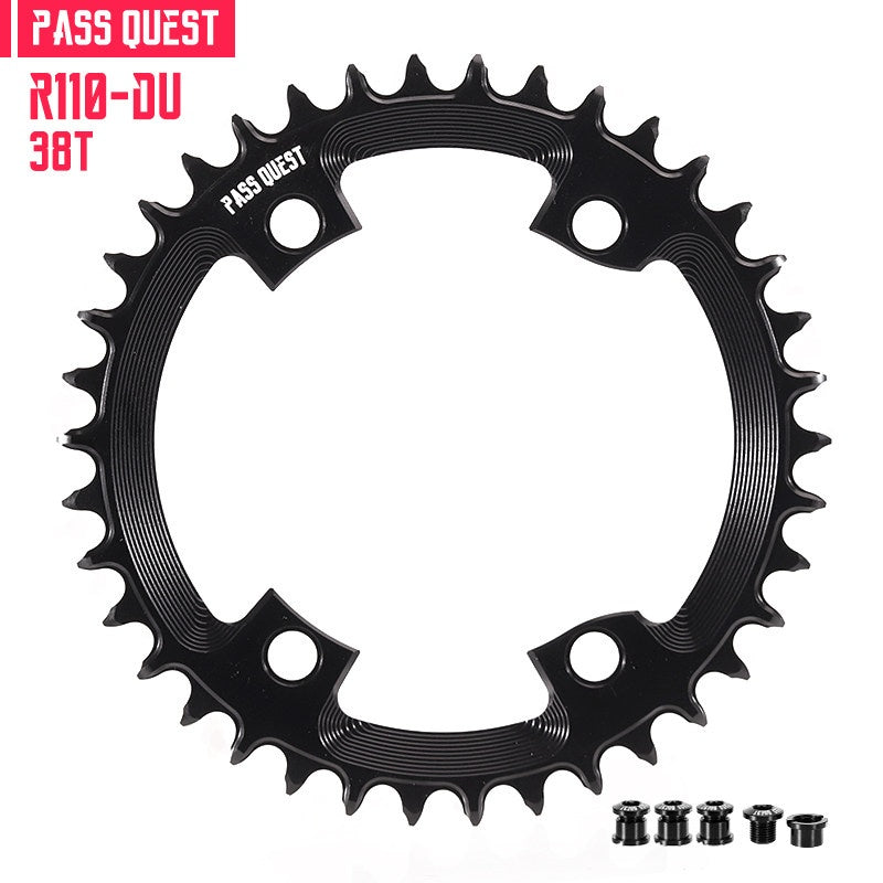 PASS QUEST 110BCD Narrow-Wide Chainring for Shimano R7100 / R8100 / R9200 | 36T–58T