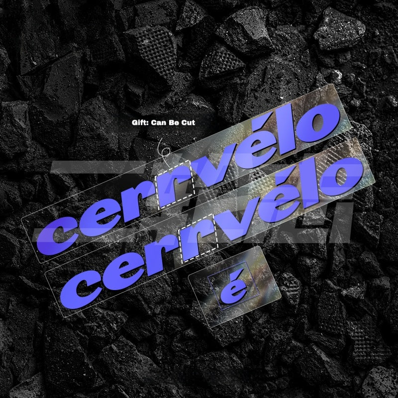 2023 cervelo S5 Frame Logo Color Decals｜Down Tube & Head Tube Sticker Kit｜48–56