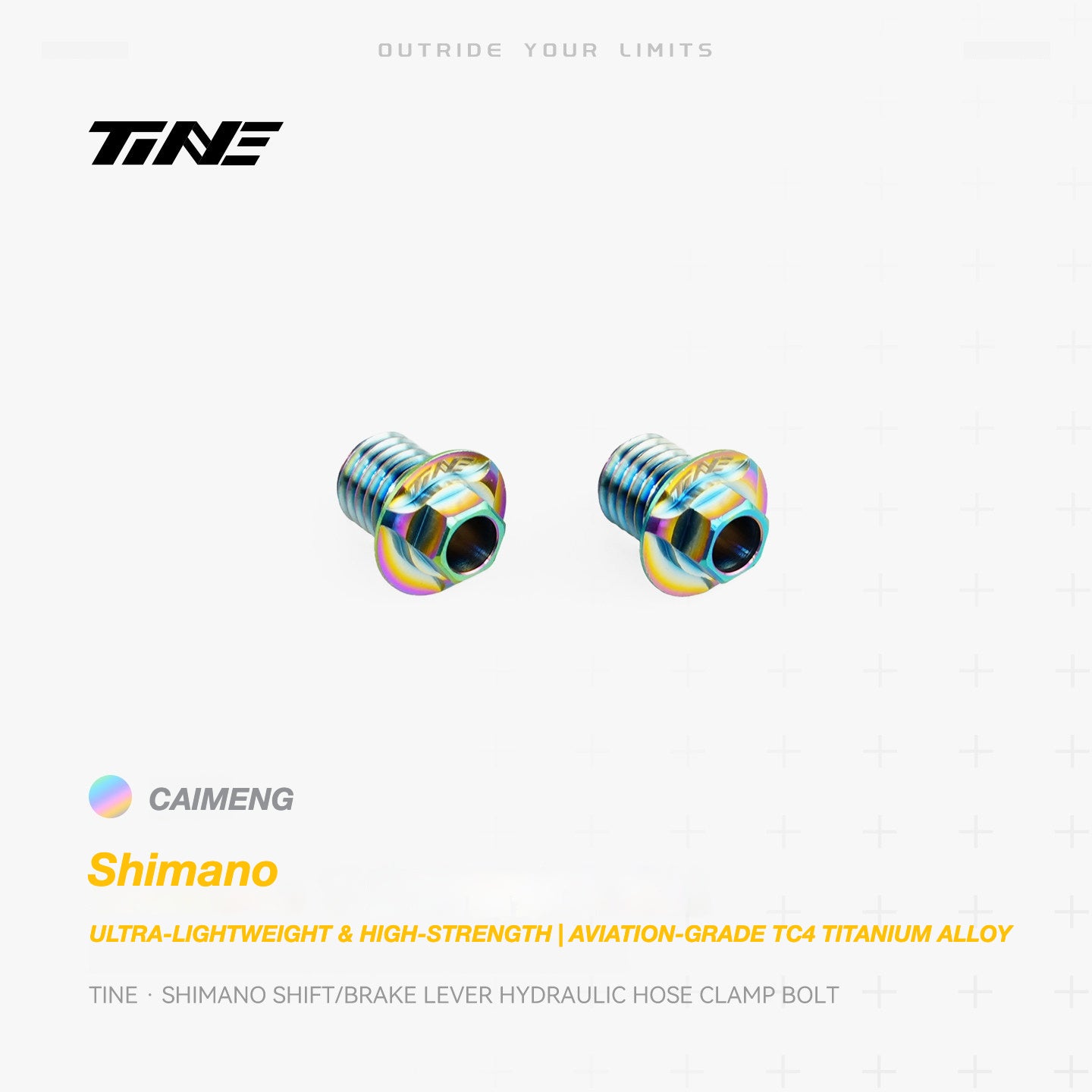 TiNE Titanium Shimano Shifter Hydraulic Hose Clamping Bolt | Ultra-Light Road Bike Upgrade