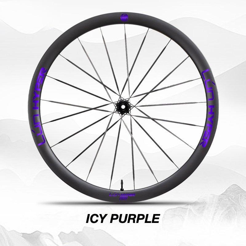 Infinity Logo Decals for Lún HYPER 5 D40 Gen 5 Wheelset | Waterproof Rim Overlay Stickers（Complete Decal Set for Two Wheels + Spare Decals Included）